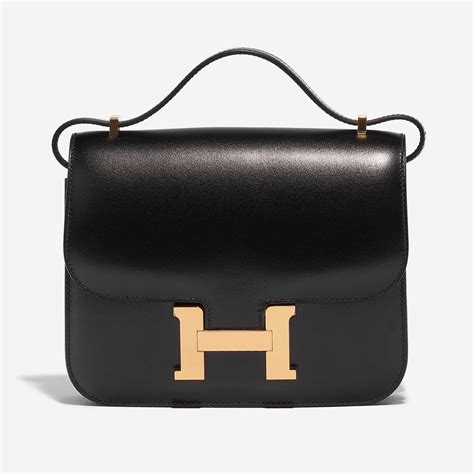 hermes 01337178833987|HERMES Box Constance 18 Black 1352997 .